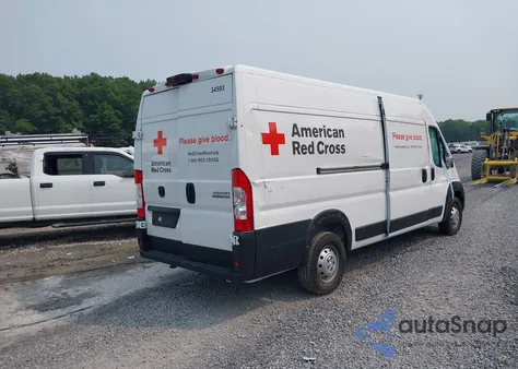 2023 Ram Promaster 3500 Cargo Van High Roof 159 Wb Ext z USA, uszkodzony, nr VIN 3C6MRVJG0PE556687